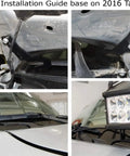 Heavy Duty Steel A Pillar Ditch Light Mounting Bracket For Lexus GX470 2003 2009 Built Tough Under Hood installation view