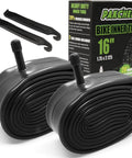 Thick 16 Inch Bike Inner Tubes Set Of 2 Compatible With 16x1.75 16x1.95 16x2.10 And 16x2.125 With 32mm Schrader Valve Includes Tire Levers