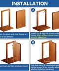 Installation guide for Heavy Duty Pivot Hinge For Secret Doors And Hidden Bookcase Doors.