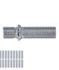 Heavy Duty 33mm Shank Extended Wheel Conversion Stud Kit Heat Treated Grade 10.9 Steel Zinc Plated 50mm Length Screw Adapters For Euro Cars 20 Pack M12*1.25 To M12*1.5 Perfect Fit Upgrade, wheel stud set