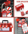 10 Pack Universal Circuit Breaker Lockout Devices For Single Pole Breakers Clamp Style Lockout Tagout Kit Go To Lockout Gear