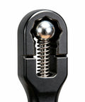 Grab This Killer SENRISE Compression Spring Kit With 300 Durable Stainless Steel Coils And 23 Sizes For All Your Mechanical Fixes, Switches, Reset Parts And Tool Builds Without Breaking The Bank Or Losing Mind. black spring-loaded tool head with steel ball and coil spring
