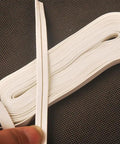 4.4 Yard Synthetic Leather Ito Tsukamaki Sageo Wrap Cord For Katana Wakizashi Tanto White DIY Friendly Scabbard Rope