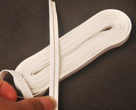 4.4 Yard Synthetic Leather Ito Tsukamaki Sageo Wrap Cord For Katana Wakizashi Tanto White DIY Friendly Scabbard Rope