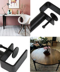 Table Clamp Legs 28In Adjustable Metal F Shape Desk And Coffee Table Legs 4pcs No Drilling Design To Protect Your Desktop