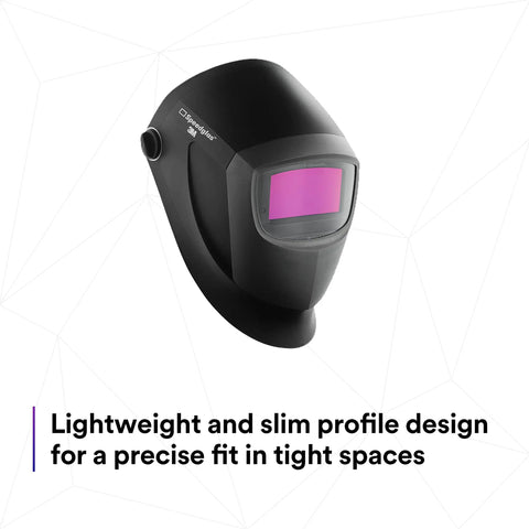 Natural Color Auto Darkening Welding Helmet 9002NC For MMAW TIG MIG Welding Black with slim profile design