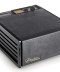 Five Tray Electric Food Dehydrator Featuring Adjustable Thermostat And 26 Hour Timer With Reliable Auto Shut Off shown from the side.