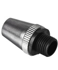 Black metal cable gland strain relief wire connector for hanging lights and ceiling pendants, 1/8 IP thread, 5 pack visible.