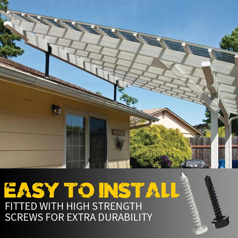 Beefy Roof Riser Bracket Kit For 4x4 Lumber Adjustable Angle Heavy Duty Steel Roof Riser Beams For Outdoor Pergola Porch And Log Cabin With Screws 4 Pack Actual 3.5 By 3.5 Inches
