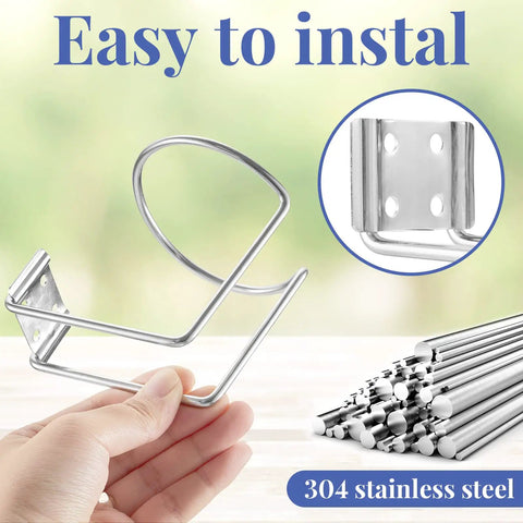 Six Pack Stainless Steel Boat Ring Cup Holders Wall Mounted Drink Holders For Boat Marine Yacht RV Truck Car Trailer