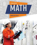 Book cover of "Practical Math Skills for Industrial Professionals Real World Calculations Formulas and Problem Solving for Engineering Manufacturing Maintenance and Operations Success" featuring engineer.