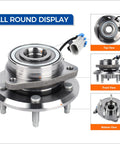 Beefed-Up Front Wheel Hub Bearing Assembly Fits 2007-2009 Chevy Equinox, 2007-2008 Pontiac Torrent, Suzuki XL-7, 2008-2010 Saturn Vue
