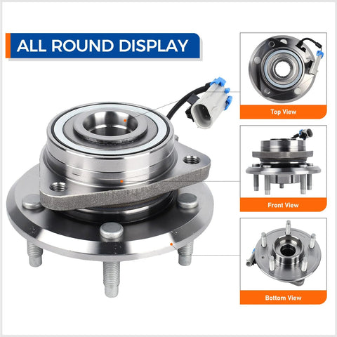 Beefed-Up Front Wheel Hub Bearing Assembly Fits 2007-2009 Chevy Equinox, 2007-2008 Pontiac Torrent, Suzuki XL-7, 2008-2010 Saturn Vue
