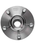 Front view of Rear Wheel Bearing And Hub Assembly With 5 Lug For Subaru Forester 2014 2018, Impreza 2012 2021, Crosstrek 2016 2021, XV Crosstrek 2013 2015 Replacement Durable OEM Comparable Wheel Hub
