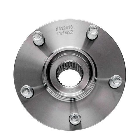 Front view of Rear Wheel Bearing And Hub Assembly With 5 Lug For Subaru Forester 2014 2018, Impreza 2012 2021, Crosstrek 2016 2021, XV Crosstrek 2013 2015 Replacement Durable OEM Comparable Wheel Hub