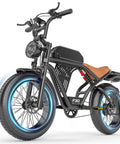 Powerful 2500W Peak Fat Tire Electric Bike For Adults With 32 MPH Top Speed And 100 Mile Range side view