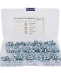 80-Piece Carbon Steel T Nut 4 Prong Tee Blind Nuts Kit For RVs Electronics And Furniture Projects Built Tough, Easy Install