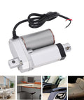 Heavy Duty Electric Linear Actuator DC 24V 25 Millimeter Stroke 100 Newton Thrust 40 Millimeter Per Second Speed Aluminum Alloy Motion Component