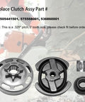 325 LP 7 Tooth Spur Rim Sprocket Kit Clutch Drum Bearing Set For Husqvarna 435 435E 440 440E Chainsaws Jonsered CS2240
