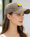 Woman wearing Funny Vintage RV Camping Hat For Men Tow It Style Cap in outdoor setting