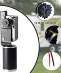 RV Slide Out Gearbox Motor Replacement 225008 with Accu Slide Cable System and 13 Tooth Sprocket for Camper Trailer