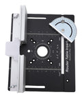 Kick Up Your Workshop Routine With This Slick Router Table Lift Built From Rugged Aluminum Alloy A flat router table insert with precise measuring guides.