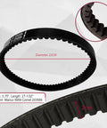 30 Series Go Kart Drive Belt Replaces 5959 and 203589 for Torque Converter Kits, durable rubber, 5-7 HP engines