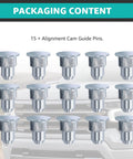 15 Pcs Camber Alignment Pin Set For Chevy Silverado Tahoe Suburban Avalanche Yukon Escalade GMC Sierra Savana Hummer H2 H3 Cam Guide Pins Replacement Kit, packaging content