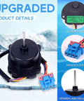 Drop-In Replacement Condenser Fan Motor Assembly For Refrigerators, 12V DC, 1A, 4-Pin, OEM-Grade, LG Compatible, AP7178309