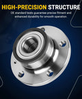 Close-up of Rear Wheel Bearing Hub Assembly 32mm 5 Lug For VW Jetta EOS Golf CC GTI Passat And Audi TT Q3 Replacement.