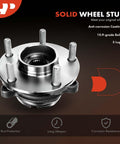 Beefed-Up Front Wheel Bearing And Hub Assembly For Nissan Altima 2007-2012 6-Lug With 29 Splines ABS High Load