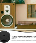 Aluminum Speaker Isolation Pads For Durable Vibration Control And Noise Reduction Slip Resistant Foot Mats on shelf