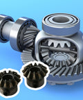45 Steel Tapered Bevel Gear Wheel 1.5 Module 12 Teeth 8mm Hole Dia Heavy Duty Transmission Gear Set for CNC projects, Pack of 2