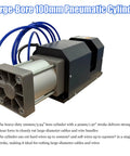 Heavy Duty Pneumatic Wire Cable Cutting Machine With 50Mm Stroke And 110V Ac Power for cutting large-diameter cables and wires.