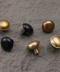 10 Pack Antique Brass Cabinet Knobs For Kitchen Cabinets Drawers And Furniture Hardware Durable Zinc Alloy Heavy Duty Knobs