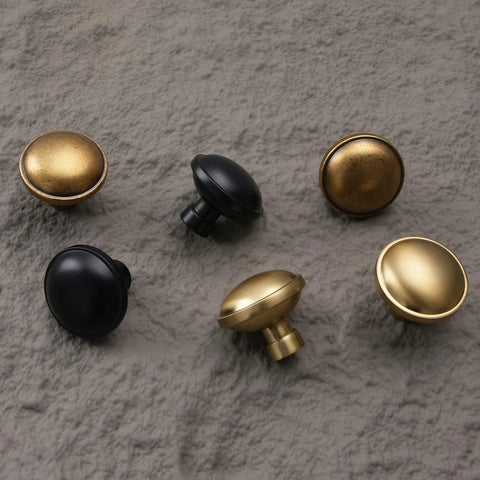 10 Pack Antique Brass Cabinet Knobs For Kitchen Cabinets Drawers And Furniture Hardware Durable Zinc Alloy Heavy Duty Knobs