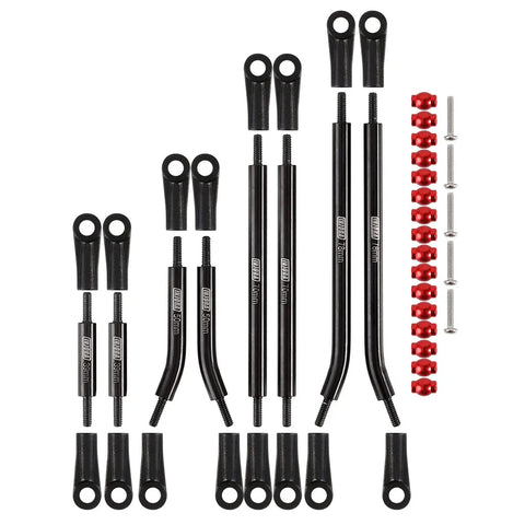 High Clearance 4 Link Stainless Steel Linkage Kit For Axial SCX24 Gladiator And Dodge Power Wagon 1/24 RC Crawler Upgrades
