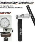Pro Bike Chain Tool For Six To Twelve Speed Chains, Chain Breaker with Hardened Steel HRC 47-49 and Gauge Display
