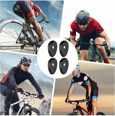 Cyclists using 6 Pack Pushbutton Spacers For Electronic Shifting On Road And MTB Bikes Compatible With UT8170 And DA9270