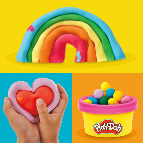 Forty Two Pack Bulk Mini Modeling Compound Cans For Creative Kids And Rad Little Legends Hella Cool Classroom Prizes Party Favors Back To School Sick Stash Non Toxic Craft Supply Age 2 Plus Vibrant Colors, colorful molding examples.