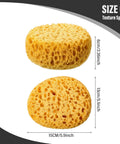 Knockdown Texture Sponge For Drywall Patch And Ceiling Repair DIY Home Texture Tool 2 Pack Ready To Expand When Wet dimensions
