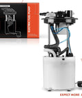 Electric Fuel Pump Module With Pressure Sensor For Chevy Impala Flex Fuel 2012 2013 2014 2015 2016 V6 3.6L Compatible With Impala Limited Only Flex Fuel Rigs Not For Gasoline Models Includes Two Port Cover