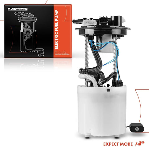 Electric Fuel Pump Module With Pressure Sensor For Chevy Impala Flex Fuel 2012 2013 2014 2015 2016 V6 3.6L Compatible With Impala Limited Only Flex Fuel Rigs Not For Gasoline Models Includes Two Port Cover