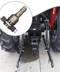 Solid As A Rock Reversible Pto Shaft Adapter For Tractors Converts Inner 6 To Outer 8 Spline, heavy-duty steel connector for farm equipment.