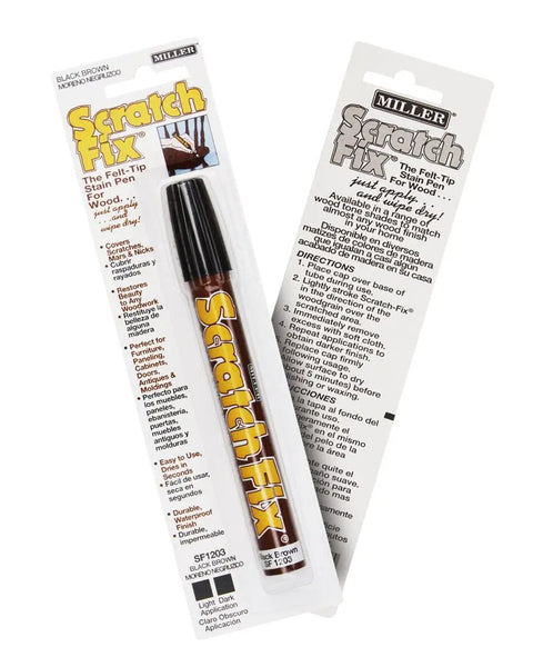 Wood Stain Scratch Repair Pen Wood Repair Marker In Black Brown For Dark Wood Like Walnut Ebony Espresso Quick Dry Waterproof Stain
