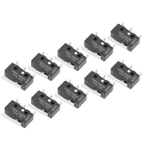 10 Pack Printer Mechanical Limit Switch Kit For Endstop RAMPS 1 4 SS 5GL Micro Limit Switches Replacement Built For DIY 3D Printer Projects