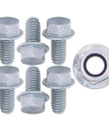 Heavy Duty Deck Striping Kit including bolts for 50/54/60 inch mower decks, shown with six silver bolts and a washer.