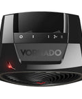 Personal Vortex Space Heater For Desk And Office, Two Heat Settings, Cool-Touch Exterior, Tip-Over Safe, Quiet Operation, Black