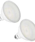 PAR38 LED Outdoor Flood Light Bulb 2800 Lm 20W 250W Equivalent Instant On Ultra Bright Daylight 5000K Dimmable E26 Base Weatherproof 2 Pack
