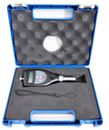 Big League Portable Wood Density Meter Delivering Plus Minus 0.01 G Cm Cubic Precision inside a protective case for easy transport.